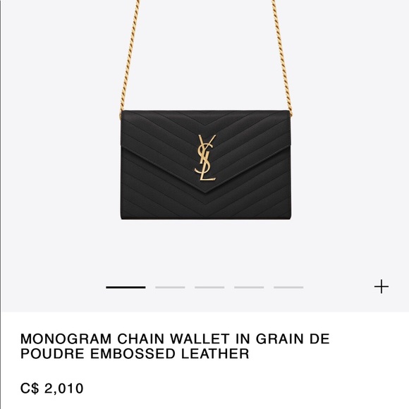 Ysl wallet on chain SOLD - Picture 1 of 6